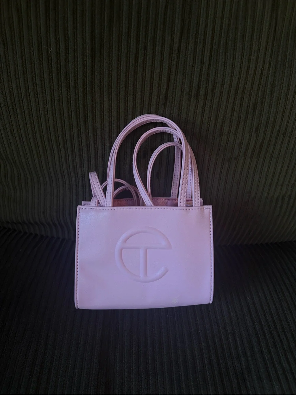 Telfar Pink Mini Shopping Bag Crossbody